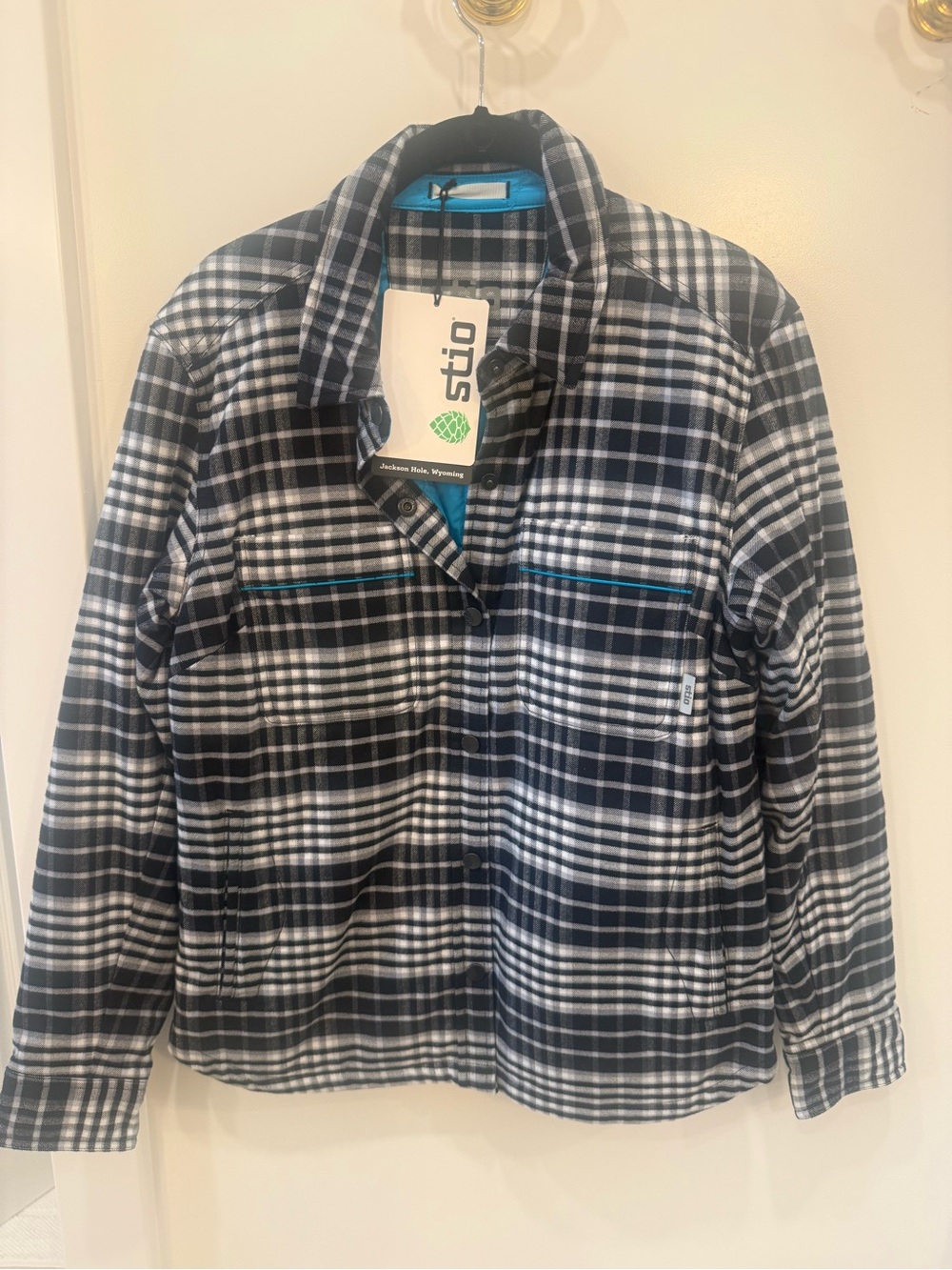 Women’s Stio Black & White Plaid Jacket